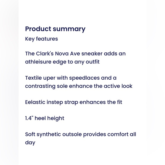 Clarks Women's Nova Way Sneaker, Black/Black, Sz 8 - Picture 7 of 7